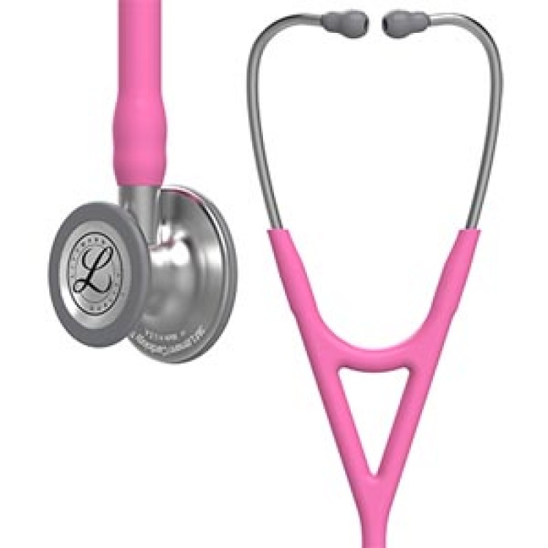 3M Health Care 6159 Stethoscope, Standard Finish Chestpiece, Rose Pink Tube, 27", Special Edition Breast Cancer (Continental US+HI Only) (Littmann items are only available for sale online by distributors authorized by 3M Littmann)