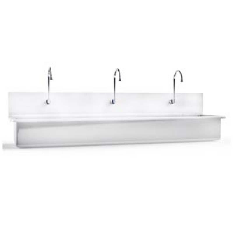 Blickman Industries 1317880001 Windsor Scrub Sink, (3) Place, Infrared Water Control (DROP SHIP ONLY)