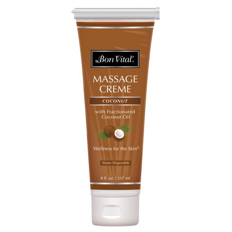 Hygenic/Performance Health BVCOC8ZT Coconut Massage Crème, 8 oz Refillable Tube, 12/cs (Cannot be sold to retail outlets and/ or Amazon) (US Only)