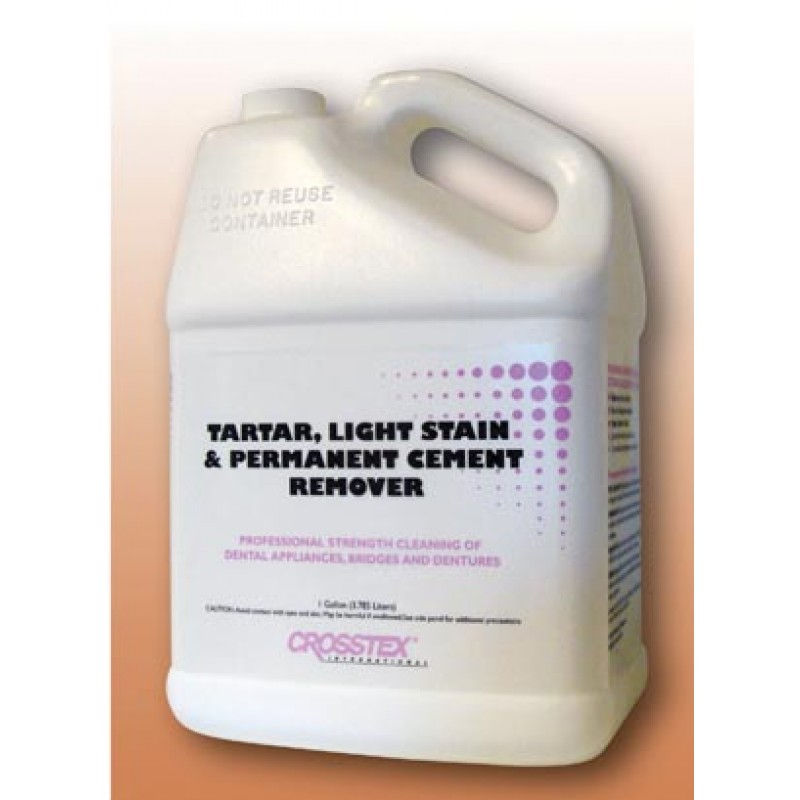 Crosstex International JEZTS Remover, Gal, 4/cs (Item is considered HAZMAT and cannot ship via Air or to AK, GU, HI, PR, VI) (Not Available for Sale into Canada)