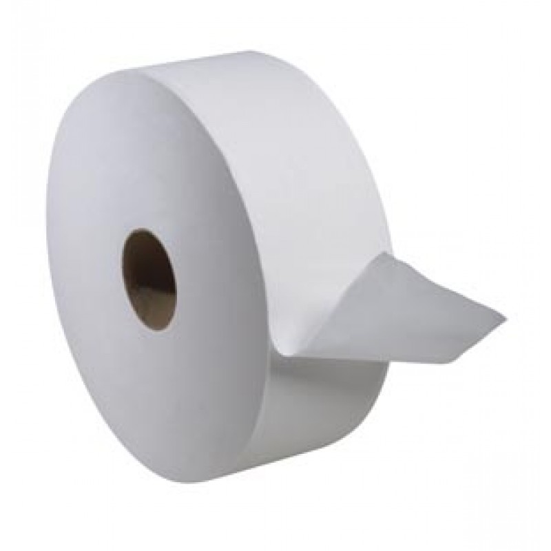 Essity Professional Hygiene North America, LLC 12021502 Bath Tissue Roll, Jumbo, Advanced, White, 2-Ply, T1, 1600ft, 3.6" x 10", 6 rl/cs (90 cs/plt)