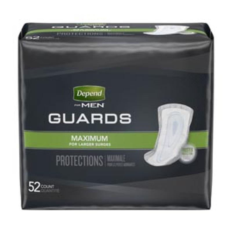Kimberly-Clark Consumer 13792 Depend® Guards For Men, 52/pk, 2 pk/cs