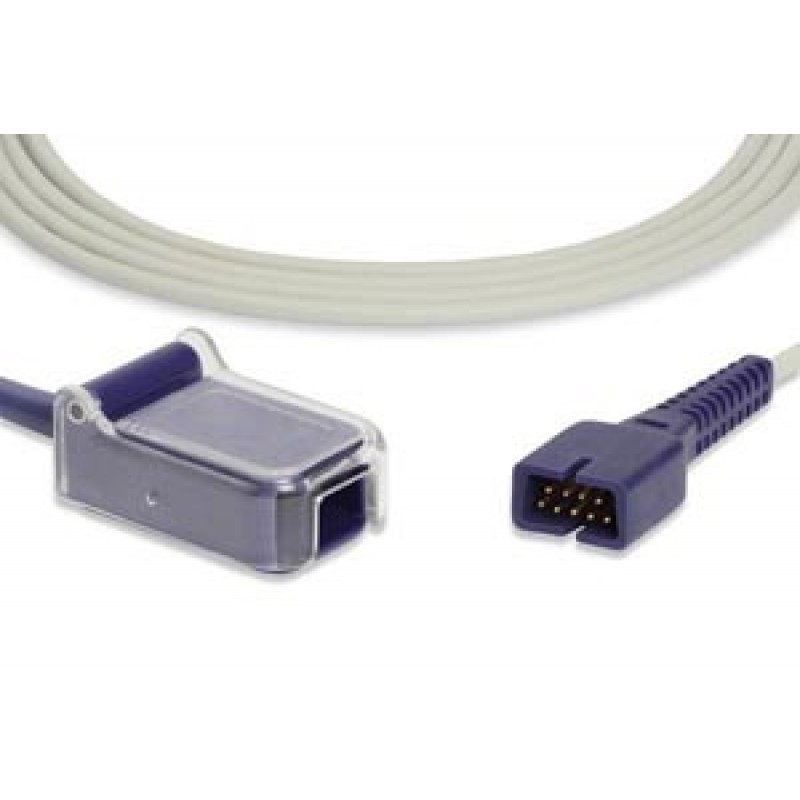 Cables and Sensors E708-710 SpO2 Adapter Cable, 220cm, Covidien > Nellcor Compatible w/ OEM: EC8, M4787A, 11110-000176, 008-0742-00, CB-A400-1011D8, TE1713, NXNE400, B400-1011E (DROP SHIP ONLY) (Freight Terms are Prepaid & Added to Invoice - Contact Vendo