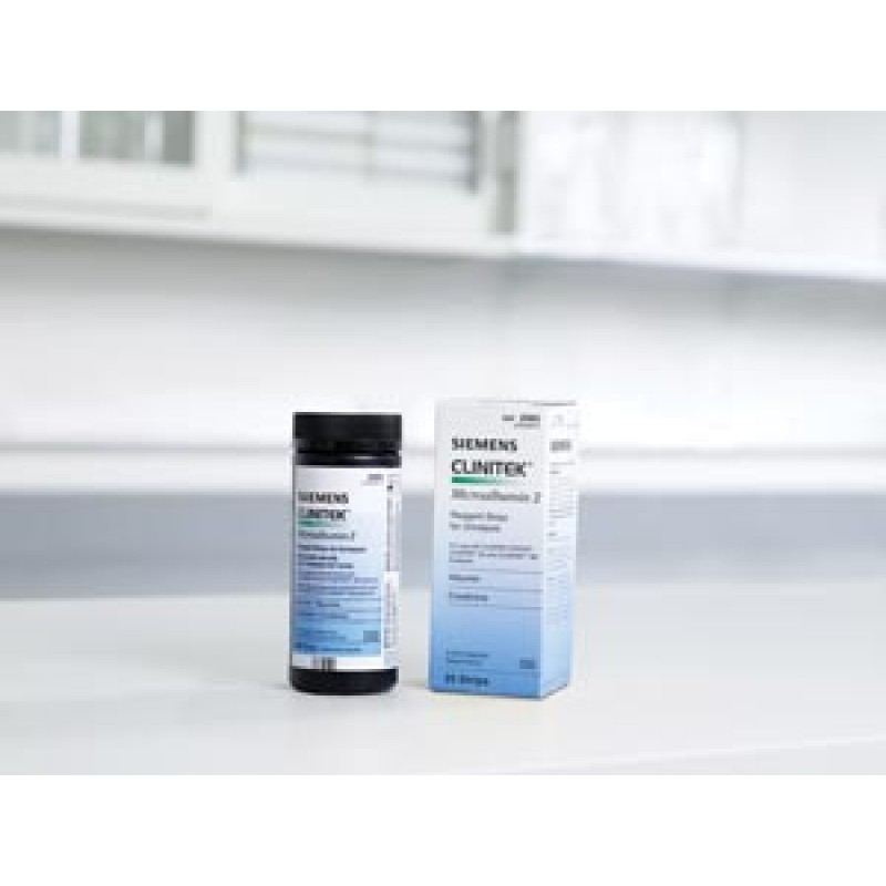 Siemens Diagnostics 2083 Clinitek® Microalbumin Reagent Test Strips, CLIA Waived, 25/btl (10317439) (Minimum Expiry Lead is 90 days) (Item is Non-Returnable) (US Only)