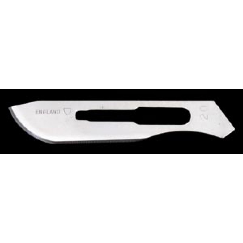 Cincinnati Surgical Company 0220 Blade, Carbon Steel, Size 20, Non-Sterile, 100/bx (DROP SHIP ONLY)