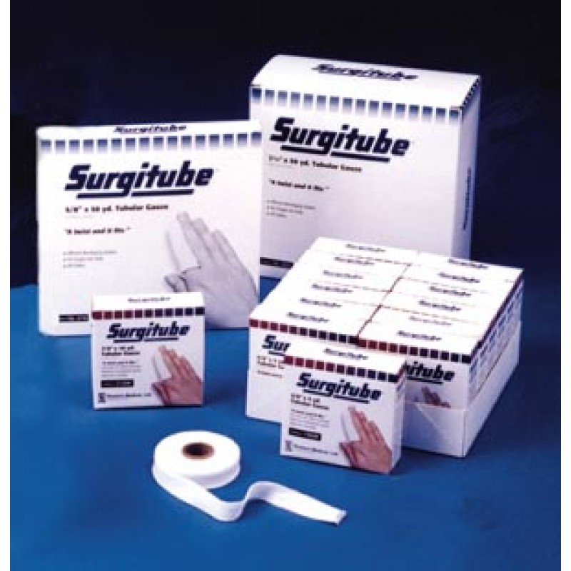 Gentell GL246 Tubular Bandage, Size 1P, 5/8 x 50 yds, Flesh, Small Fingers & Toes