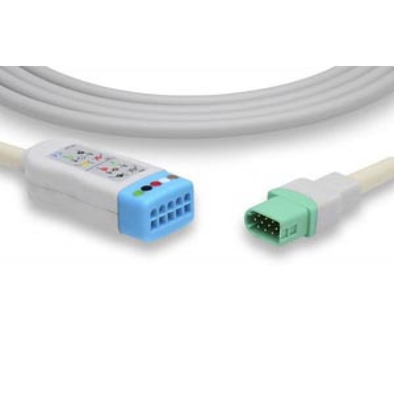 Cables and Sensors TT-25260 ECG Trunk Cable, 3/5 Leads, Mindray > Datascope Compatible w/ OEM: 0012-00-1745-01, 0012-00-1745-02 (DROP SHIP ONLY) (Freight Terms are Prepaid & Added to Invoice - Contact Vendor for Specifics)