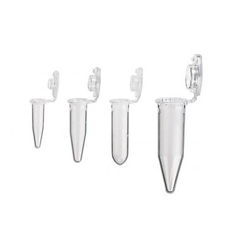 DNA LoBind Tubes, 0.5mL, PCR Clean, Colorless, 250 tubes (5 bags x 50 tubes)