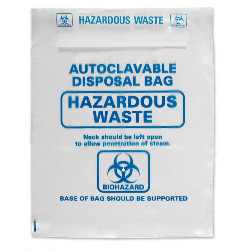 HS1002C Heathrow Scientific Autoclavable Bag , Polypropylene, 610 mm  X   810 mm, Clear, 2.0 mm Thickness (Pack of 200)