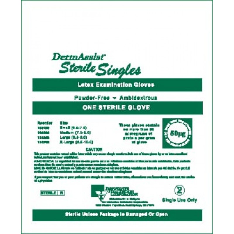 Innovative Healthcare Corp., Inc. 103100 Gloves, Exam, Small (6½ - 7), Latex, Sterile, Powder-Free (PF), Singles, 100/bx, 4 bx/cs