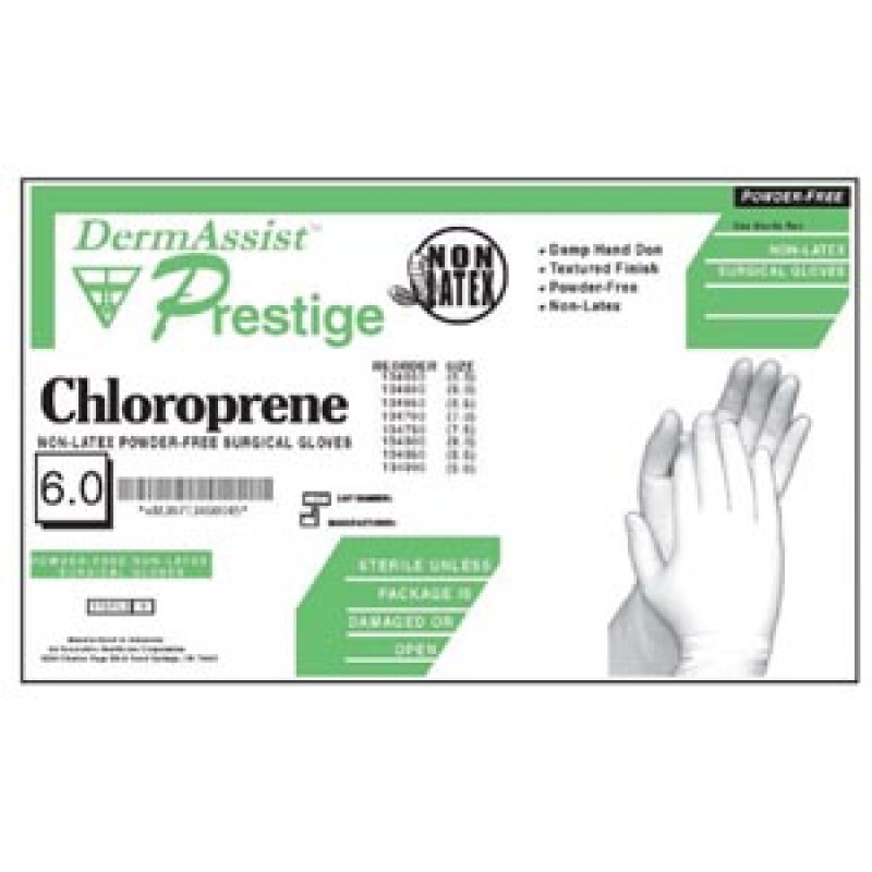 Innovative Healthcare Corp., Inc. 134650 Gloves, Surgical, Size 6½.  Polychloroprene, Sterile, PF, Textured Finish, 25 pr/bx, 4 bx/cs (60 cs/plt)