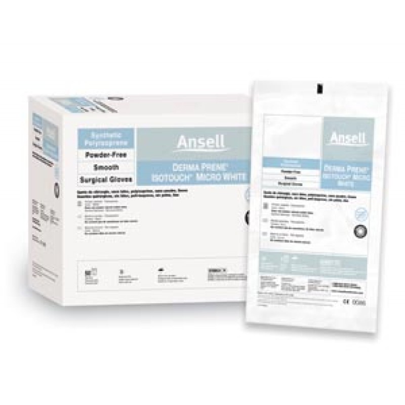 Ansell 20685970 Surgical Gloves, Size 7, White, 50 pr/bx, 4 bx/cs (US Only)