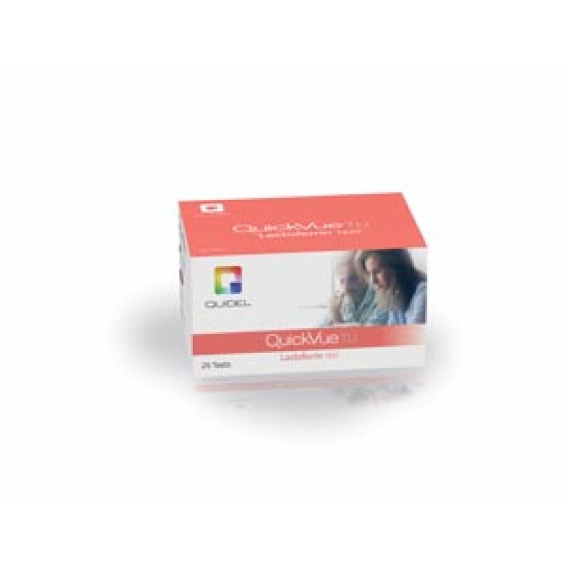Quidel Corporation 20345 QuickVue® Lactoferrin Test, 25 tests/kit (Continental US Only - including Alaska & Hawaii)