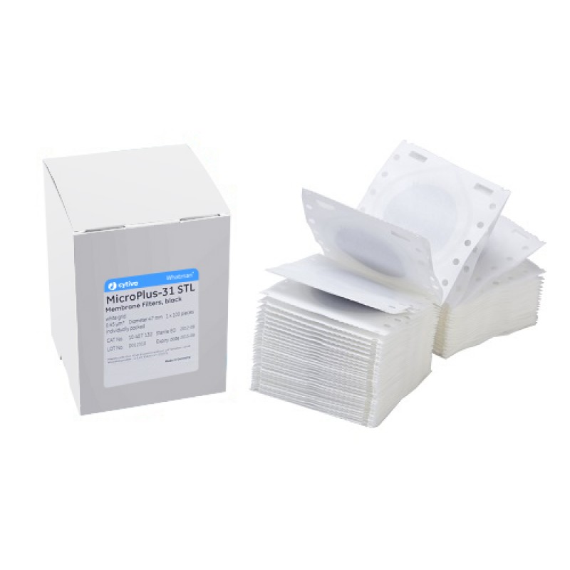 10407734 Cytiva Whatman Sterile MicroPlus-21 STL Membrane, black with 3.1 mm white grid for Membrane-Butler, 0.45 µm, 50 mm circle (100 pcs)