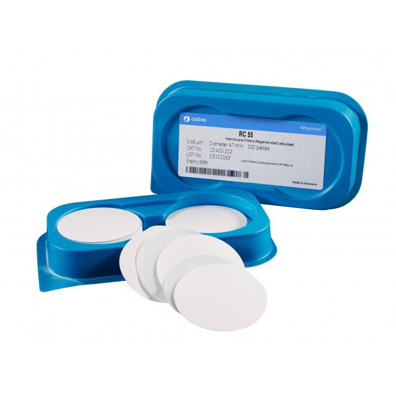 10410012 Cytiva Whatman Regenerated Cellulose Membranes (RC60), 1 µm, 47 mm, 100/pk