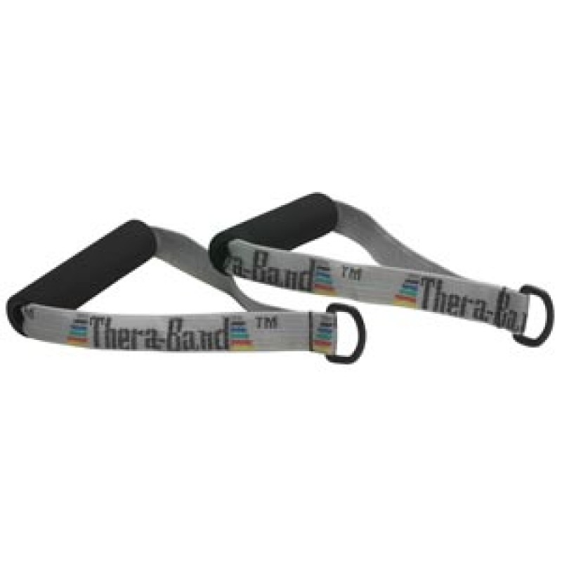 Hygenic/Theraband 22121 Exercise Handles with "D" Ring Connector, Set of 2, 36 set/cs (US Only)