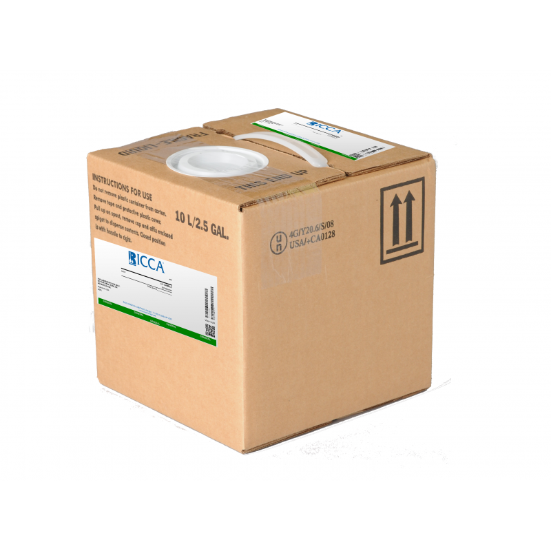 10.00% (w/v) Aqueous Sodium Hydroxide Solution, 10 L, Ricca 7260-2.5