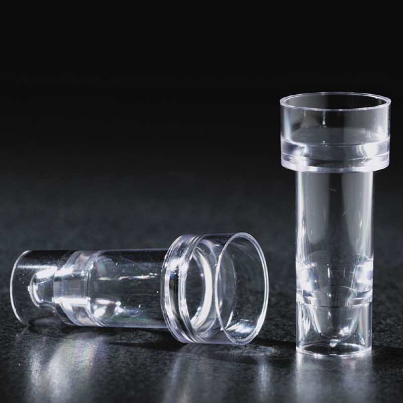 110913 Globe Scientific Sample Cup, 3 mL, Clear, , Polystyrene, for use with Tosoh 360 & AIA-600 II Analyzer (Case of 1000)