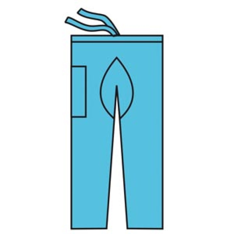 O&M Halyard 69712 Scrub Pants, Blue, Large, 48/cs (US Only)