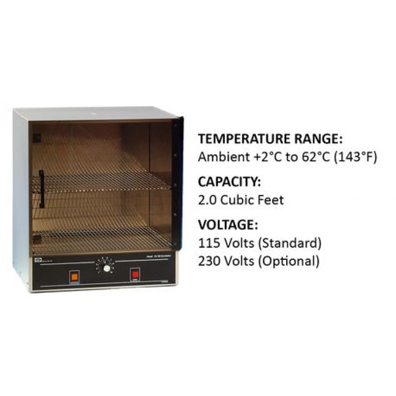 Quincy Lab 12-140 2 Cuft Acrylic Door Incubator