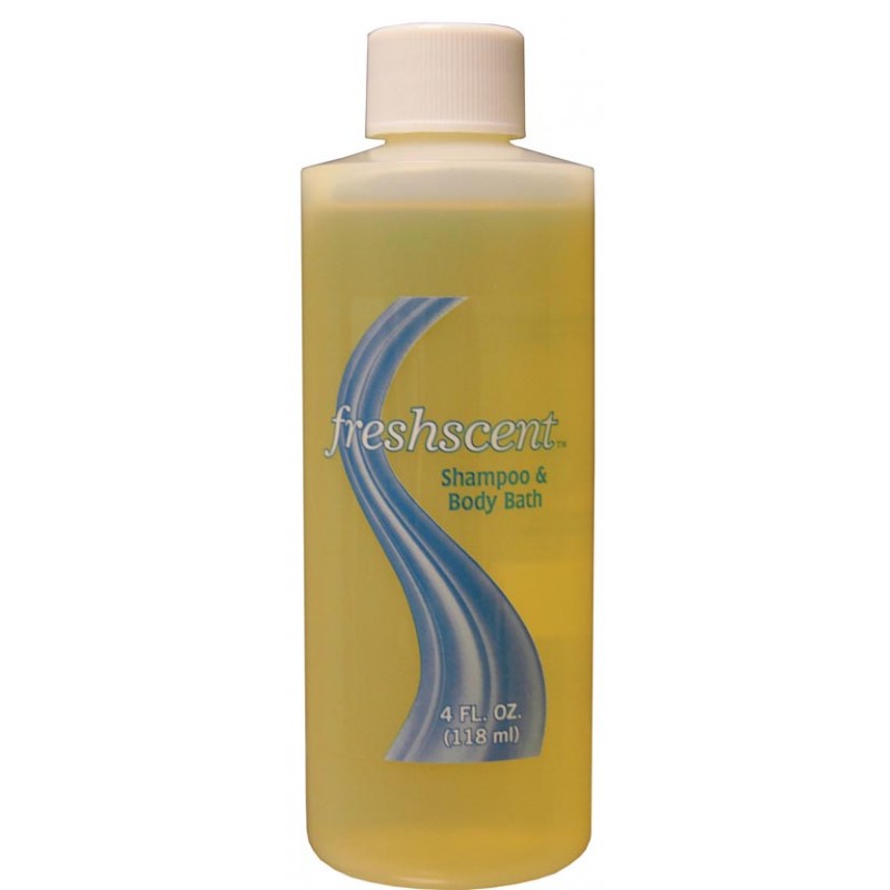 New World Imports FS4 Shampoo & Body Bath, 4 oz, 60/cs (Made in USA)