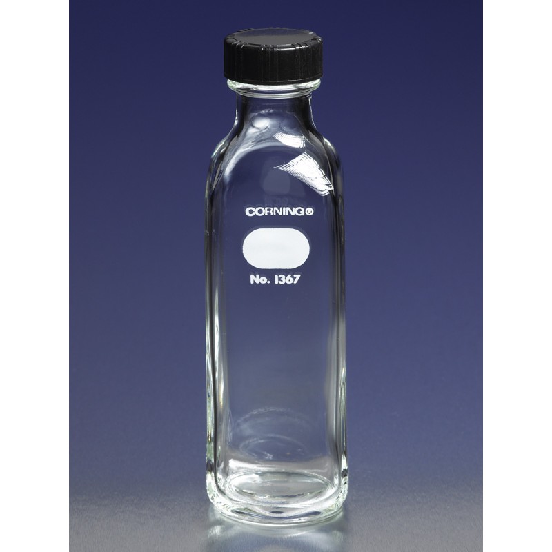 Corning 1367-160 PYREX® 160 mL Narrow Mouth Milk Dilution Bottle with Screw Cap
