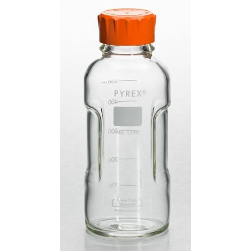 Corning PYREX® 250 mL Slim Line Storage Bottles 1399-250 Non Sterile 4/CS