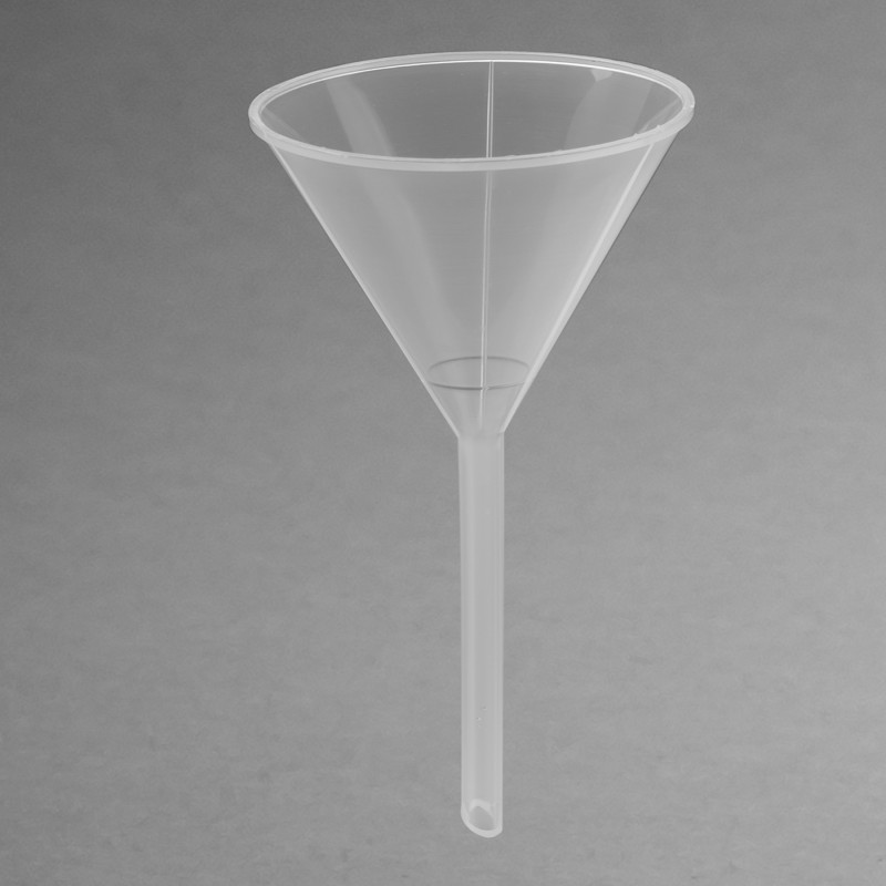 14676-0075 Bel-Art Standard Stem Funnel, Polypropylene, Top Diameter (7.5 cm), Stem Diameter (7.5 cm), Height (13.2 cm) (Pack of 6)