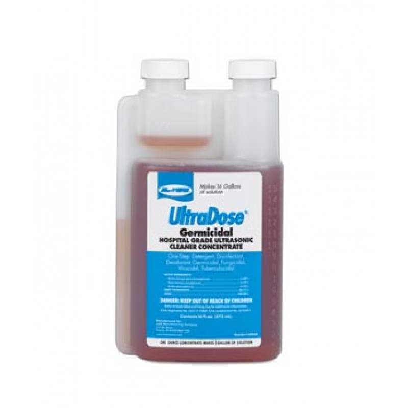 L&R Manufacturing Company UD036 Germicidal Ultrasonic Cleaning Solution, Pint Bottle, 6/cs (Not Available in Canada)