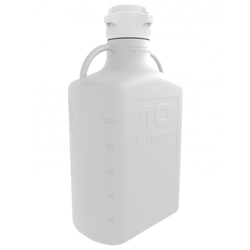 152-2111-OEM EZgrip® Carboy, 10L, HDPE, 83B Cap, Foxx Life Sciences 