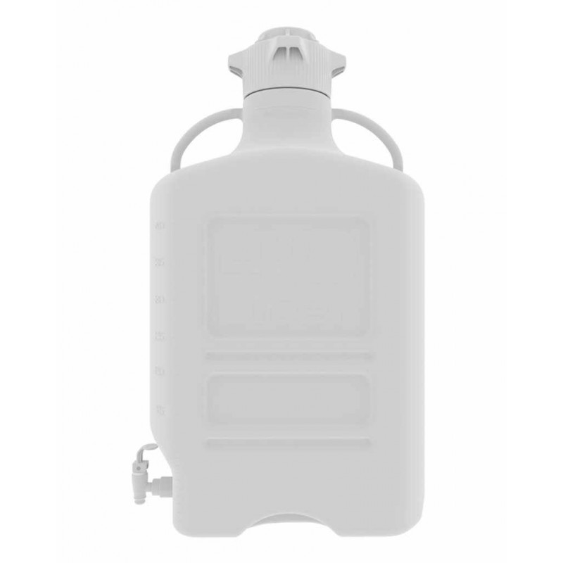 152-5221-OEM EZgrip® Carboy, 40L, HDPE, 120mm Cap (with Spigot), Foxx Life Sciences 