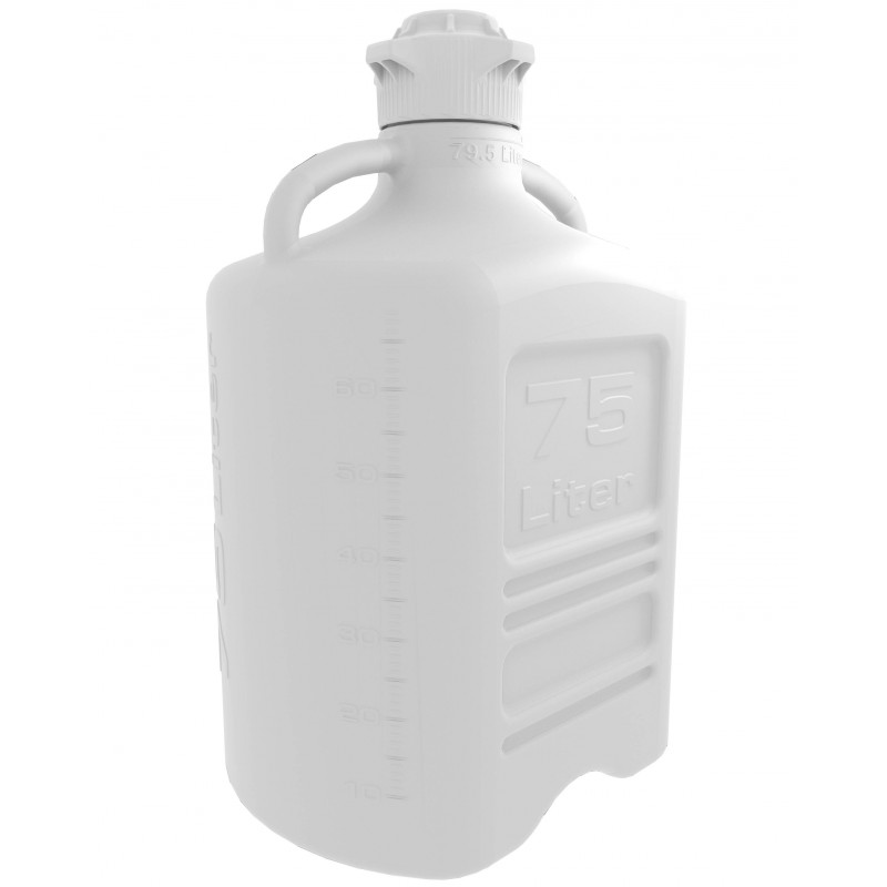 152-7121-OEM EZgrip® Carboy, 75L, HDPE, 120mm Cap, Foxx Life Sciences 