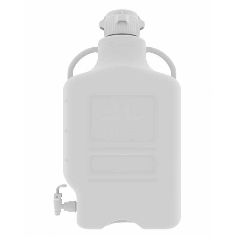 155-3211-OEM EZgrip® Carboy, 20L, PP, 83B Cap (with Spigot), Foxx Life Sciences 