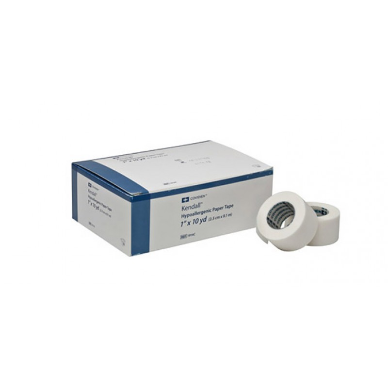 Paper Tape, Hypoallergenic, ½" x 10 yds, 24 rl/bx, 10 bx/cs (Continental US Only) (60-Day Dating; Non-Returnable)