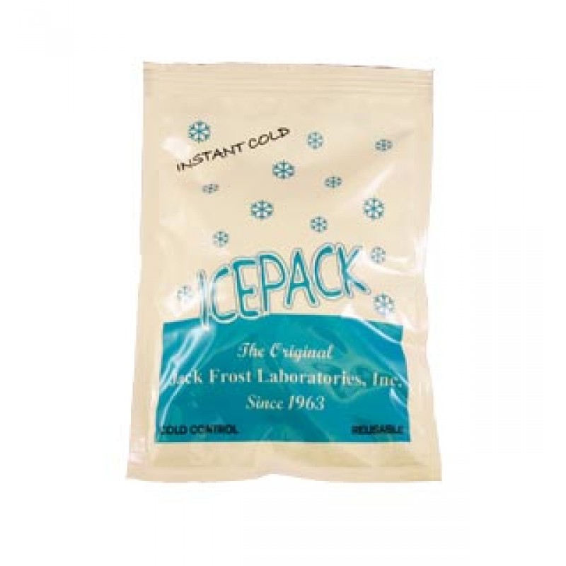 ColdStar International, Inc. 20104 Cold Pack, Instant, Standard, Insulated One Side, 6" x 9", Reusable, 24/cs (150 cs/plt)