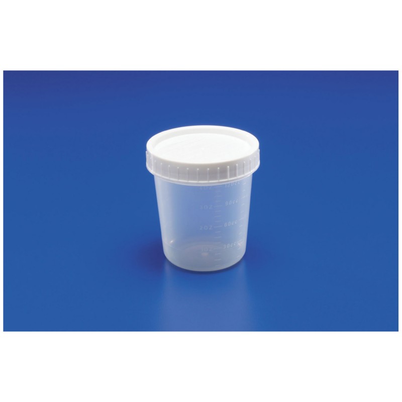 Specimen Container, 4½ oz, Graduated, Wide Mouth, Non-Sterile, No Caps, 500/cs (Continental US Only)