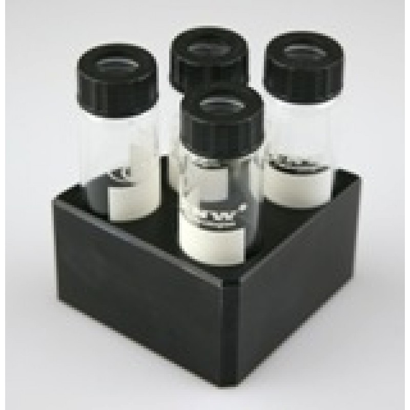 18900005 Scilogex Black Quarter Reaction Block, Holds 16 mL Reaction Vessel, 28 mm x 43 mm