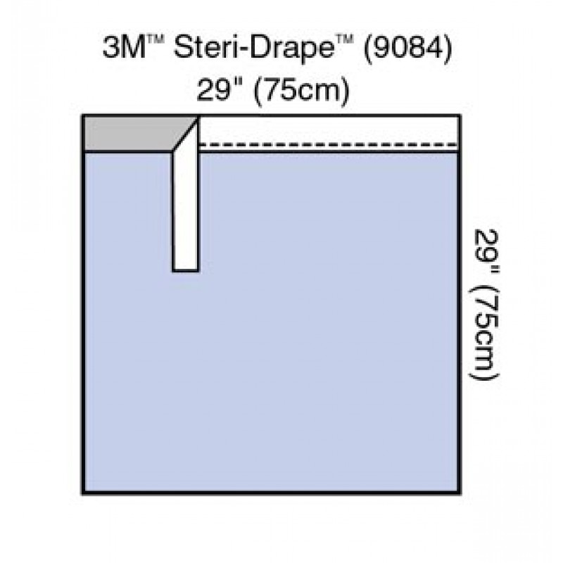 3M Health Care 9084 Steri-Drape Adhesive Towel Drape, 29" x 29", Absorbent Impervious Material, 40/bx, 4 bx/cs (Continental US+HI Only)