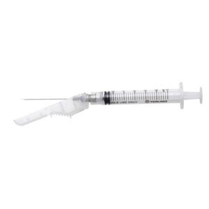 Terumo Medical Corp. SG3-03L2238 Safety Needle with 3cc Syringe, 22G x 1½", 100/bx, 4 bx/cs