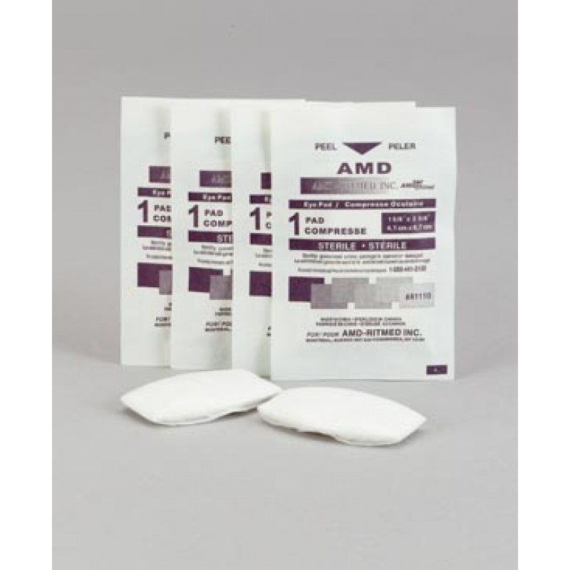 AMD-Medicom A1110 Oval Eye Pad, 1 5/8" x 2 5/8", 50/pk, 12 pk/cs
