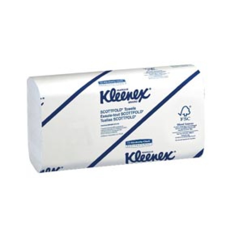 Kimberly-Clark Professional 13254 Kleenex® ScottFold Towels, 1-Ply, 120 sheets/pk, 25 pk/cs (24 cs/plt) (091451)