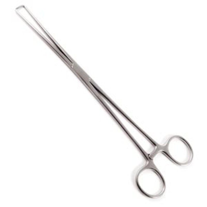 Sklar Instruments 91-1290 Schroeder Braun Tenaculum Forceps, Straight, 1x1 Prongs, 10" (DROP SHIP ONLY)