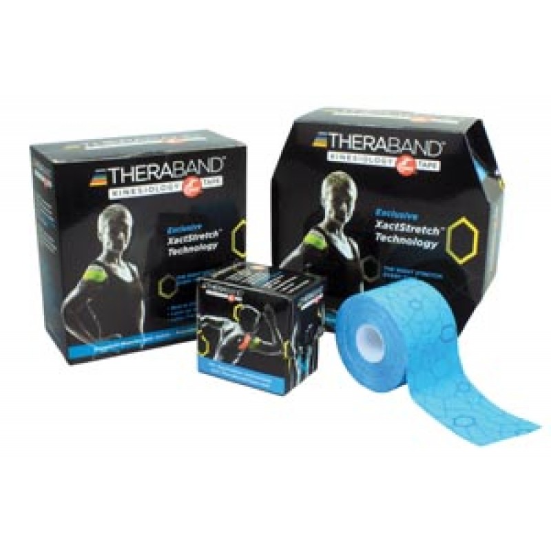 Hygenic/Theraband 12756 Kinesiology Tape, Standard Continuous Roll, 2" x 16.4ft, Black/ Black Print, Latex-Free, 6/pk, 24 pk/cs (091298) (US Only)