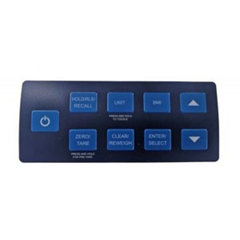 Pelstar LLC/Health O Meter Professional Scales 10-00263 Key Pad for 500KL/501KL Scales. Modles with Reweigh Button (DROP SHIP ONLY)