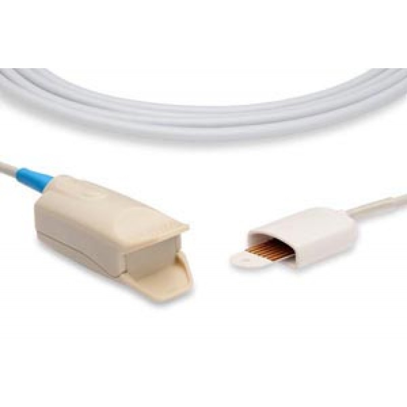 Cables and Sensors S403-1250 Short SpO2 Sensor, Adult Clip, Masimo Compatible w/ OEM: 1269 (LNOP DCI), 0600-00-0047, 7270312, 01-02-0178, 2002800-001, 2009745-001, 989803140321, 690-0230-00 (DROP SHIP ONLY) (Freight Terms are Prepaid & Added to Invoice - 