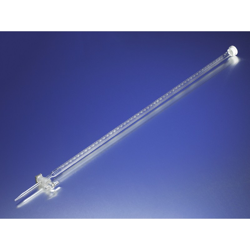 Corning 2130-100 PYREX® 100 mL Class A Precision Bore Buret with Glass Standard Taper Stopcock