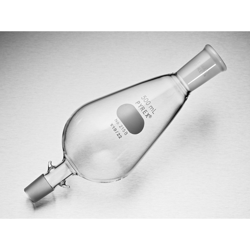 Corning 2158-250FO PYREX® 250 mL Kuderna-Danish Replacement Flask with Hooks