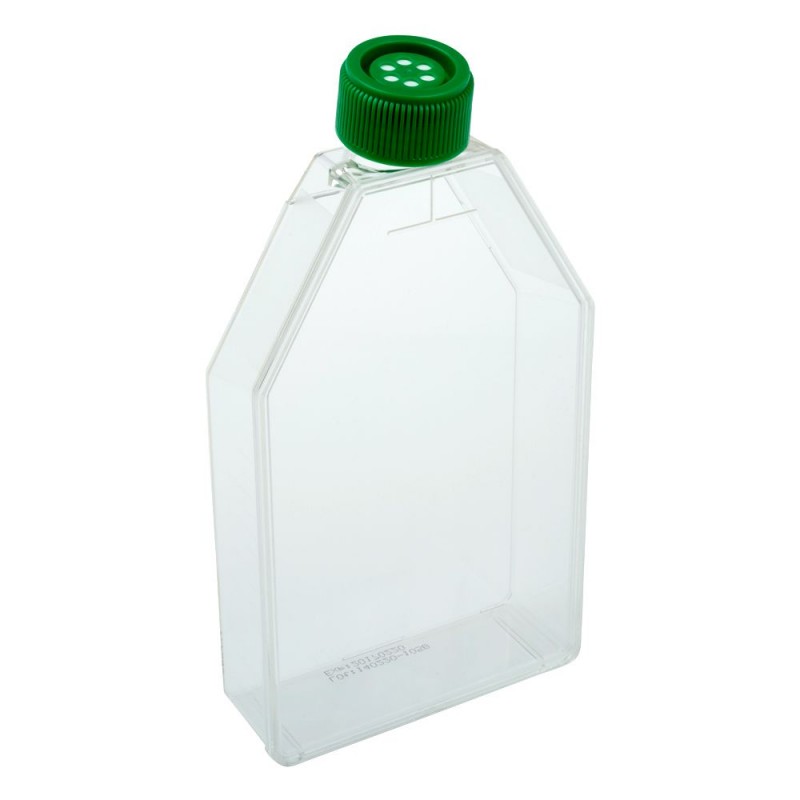 229351 CELLTREAT 182 cm² Tissue Culture Flasks, Vent Cap, Sterile, 40 Flasks