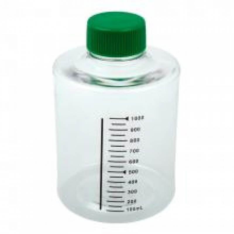 229582 CELLTREAT Roller Bottle, Non-Treated Suspension Culture, Sterile, 490 cm², 1 L, Non-Vented Cap