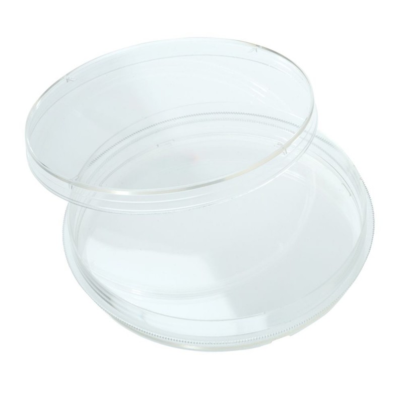 229692 CELLTREAT Non-Treated Cell Culture Dish, 100 mm x 15 mm, Stackable, W/ Grip Ring, Sterile, 300 Dishes